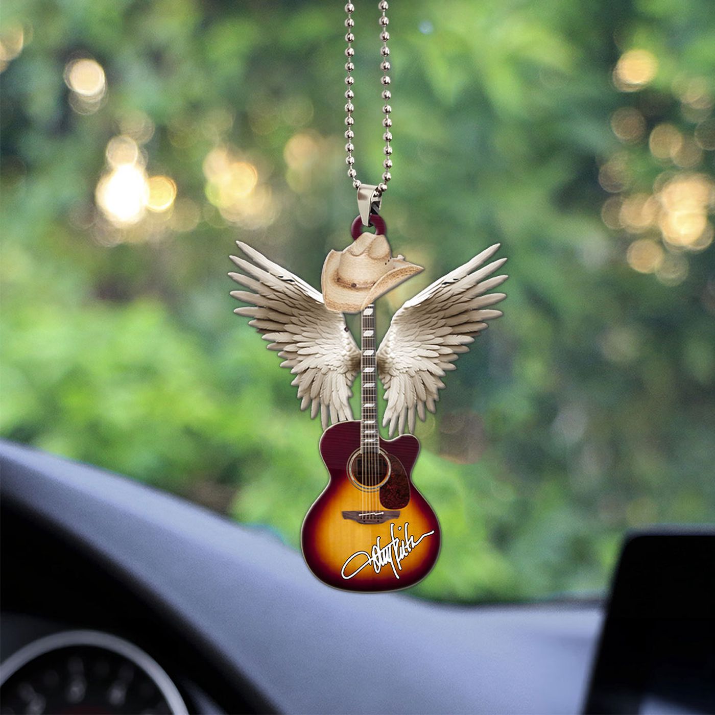 Toby Keith Custom Shape-sided Acrylic Car Ornament