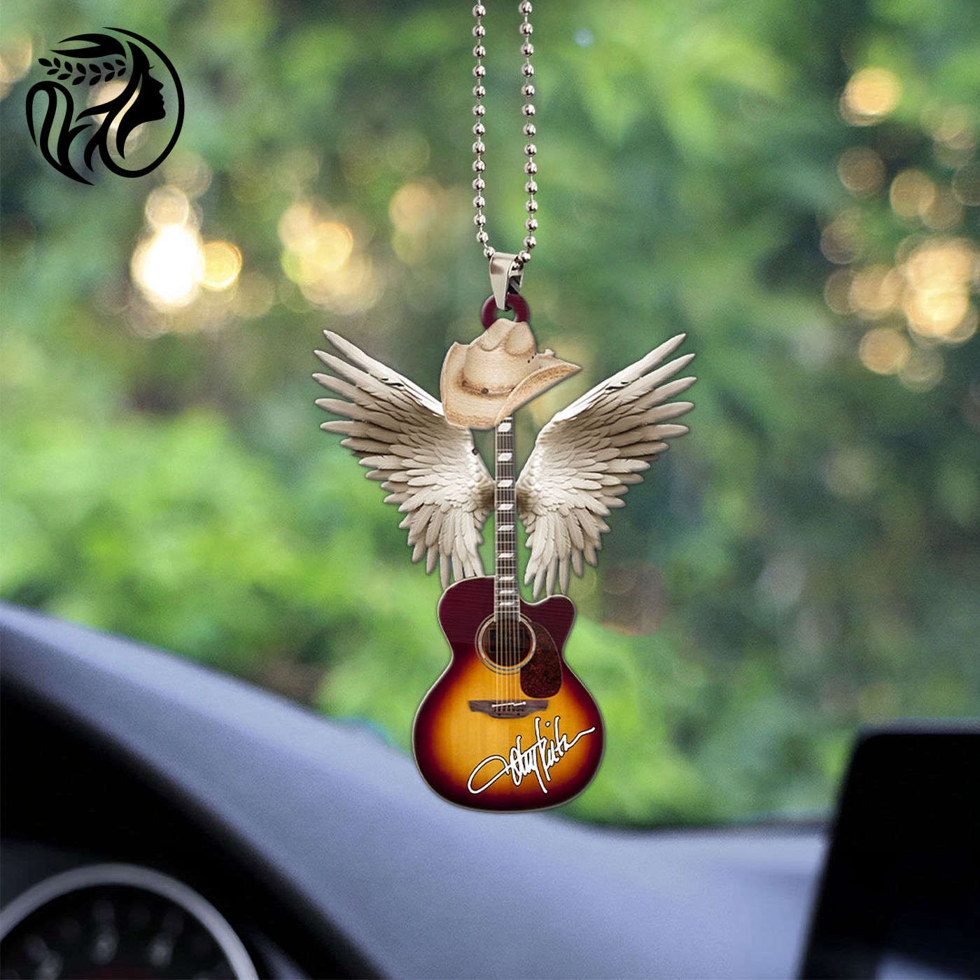 Toby Keith Custom Shape-sided Acrylic Car Ornament