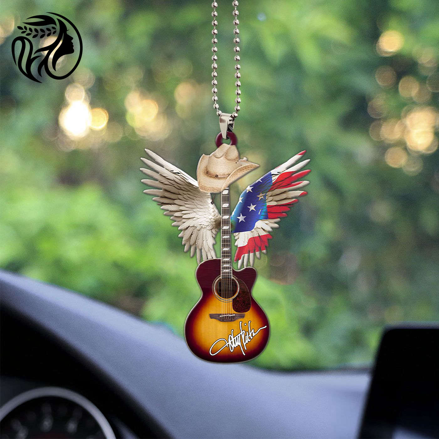 Toby Keith Custom Shape 2-sided Acrylic Car Ornament