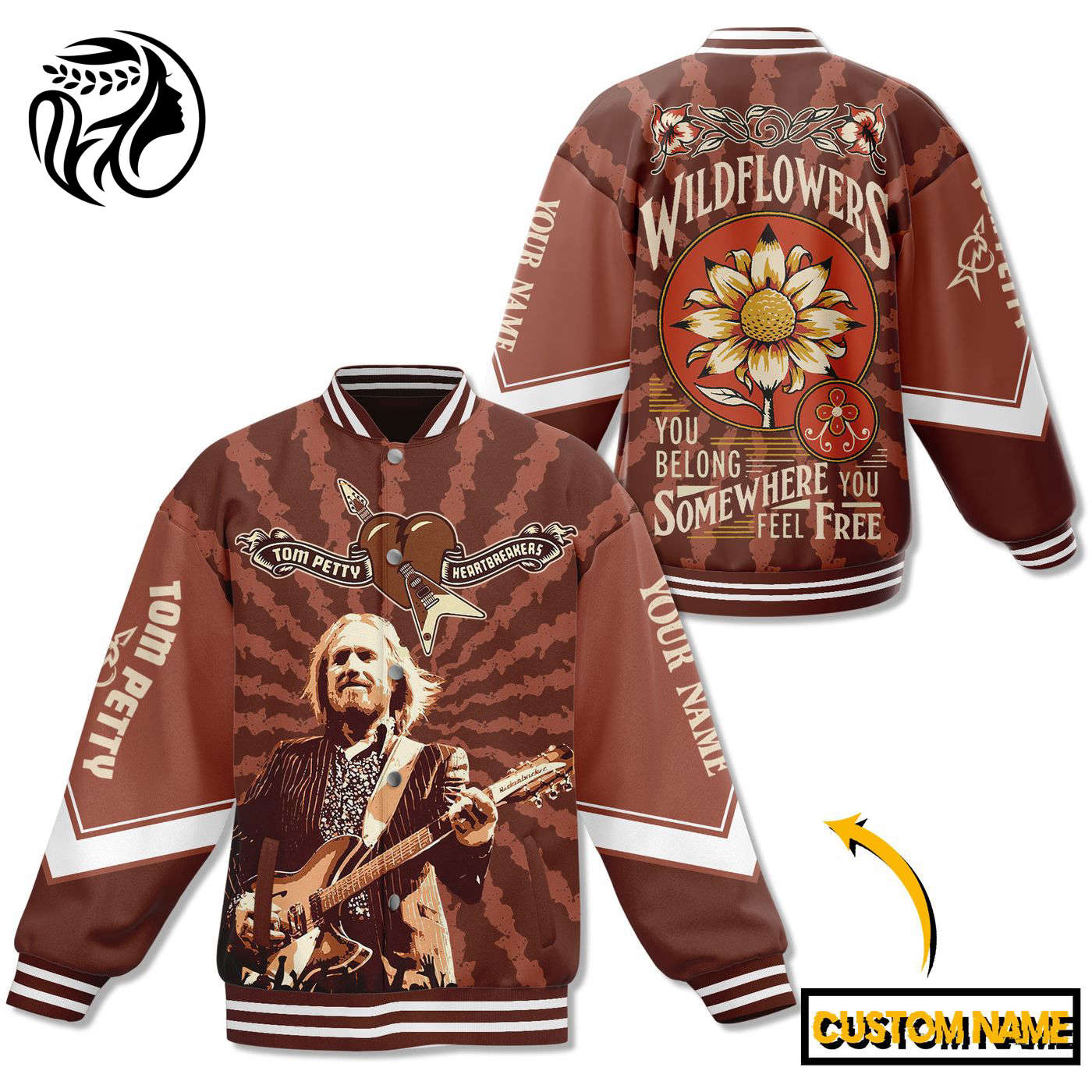 Tom Petty Wildflowers New Premium Baseball Jacket  - Gift for Women For Fan