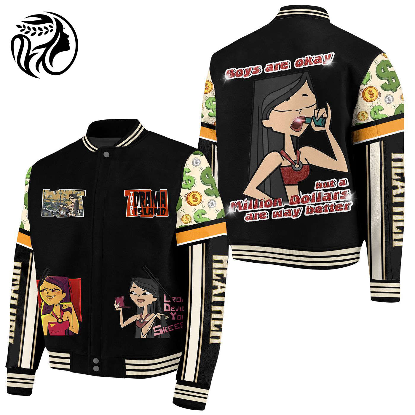 Total Drama New Premium Baseball Jacket Gift For Fan