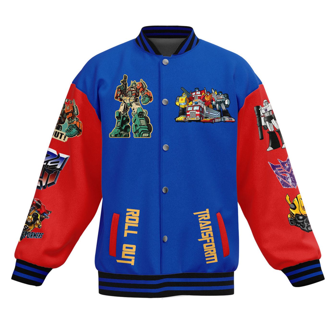 Transformers New Premium Baseball Jacket Gift For Fan Transformers New Premium Baseball Jacket Gift For Fan
