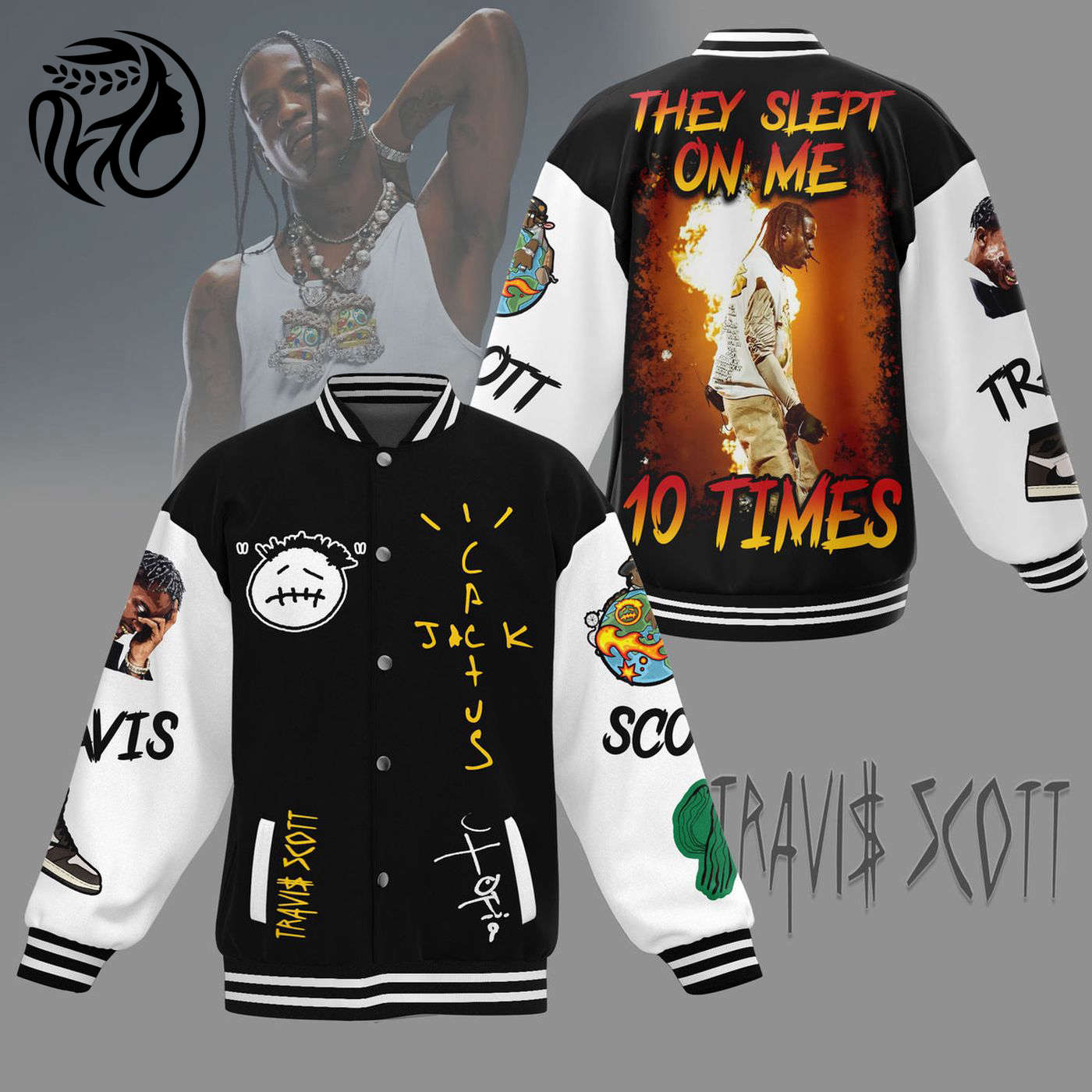 Travis Scott New Premium Baseball Jacket Gift For Fan