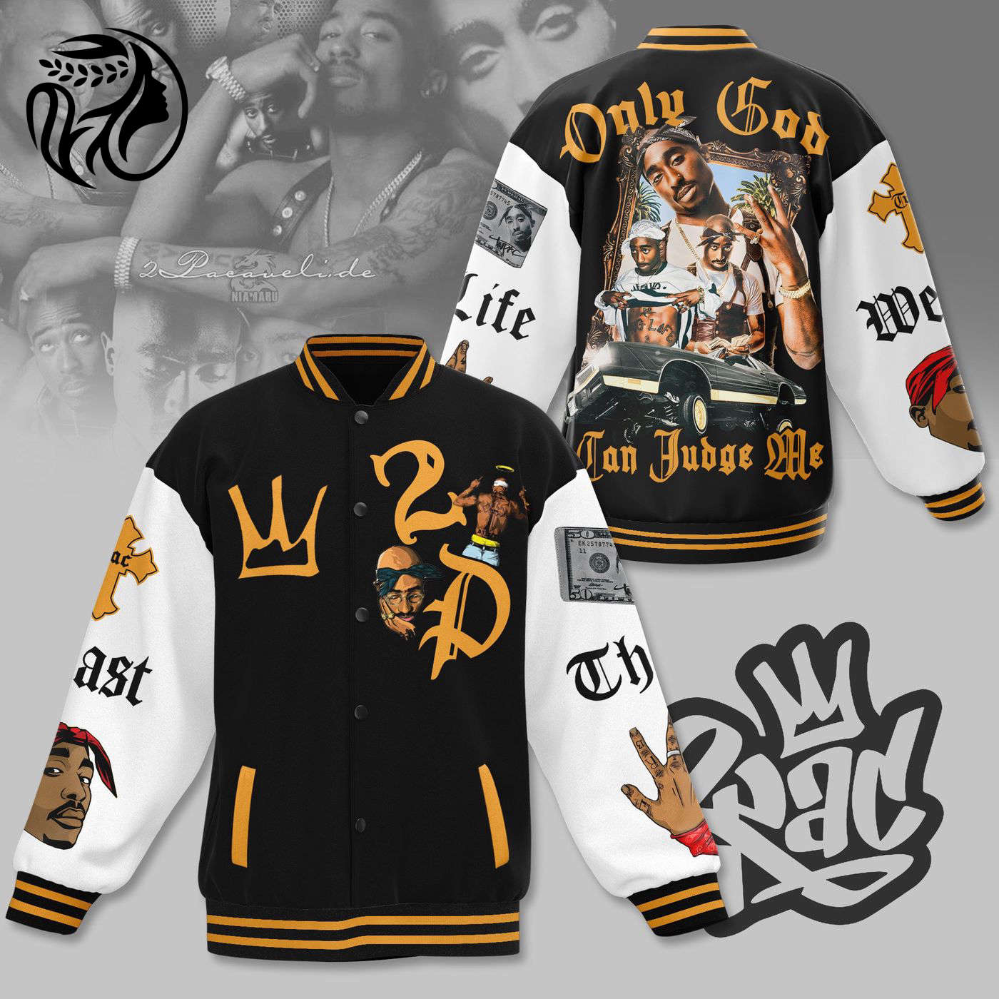 Tupac Shakur New Premium Baseball Jacket Gift For Fan