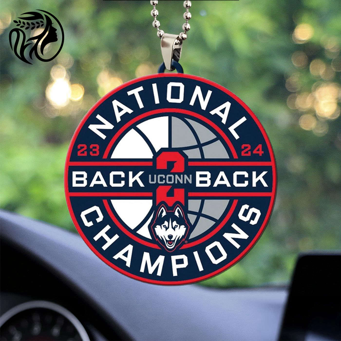 UConn Huskies Men’s Basketball Custom Shape 2-sided Acrylic Car Ornament – ANHNV 4239