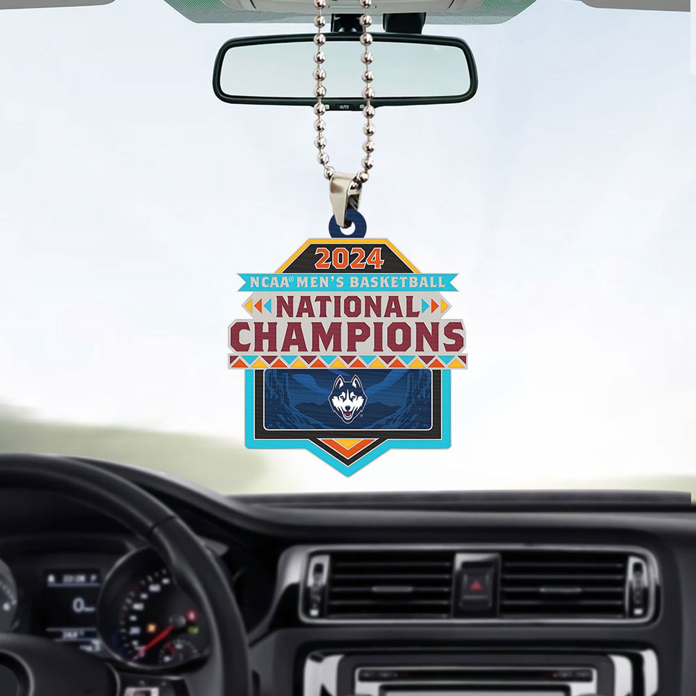 UConn Huskies Men’s Basketball Custom Shape 2-sided Acrylic Car Ornament Gift