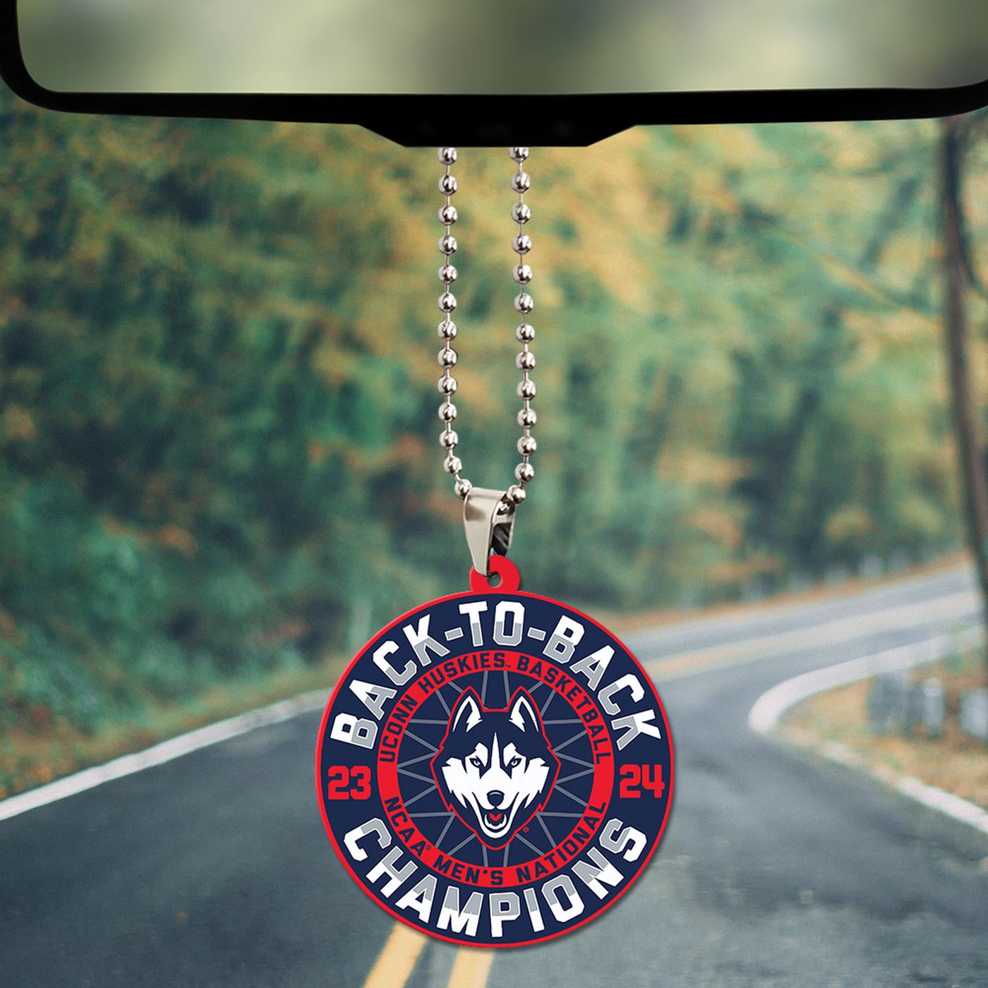 UConn Huskies Men’s Basketball Custom Shape 2-sided Acrylic Car Ornament – TANTN 5791 UConn Huskies Men’s Basketball Custom Shape 2-sided Acrylic Car Ornament – TANTN 5791