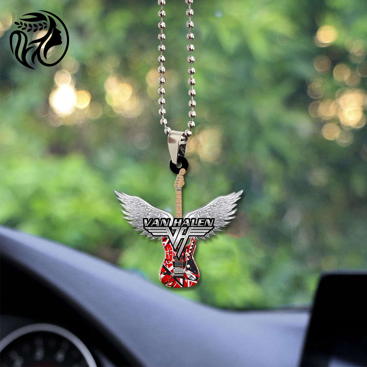 Van Halen Custom Shape-sided Acrylic Car Ornament
