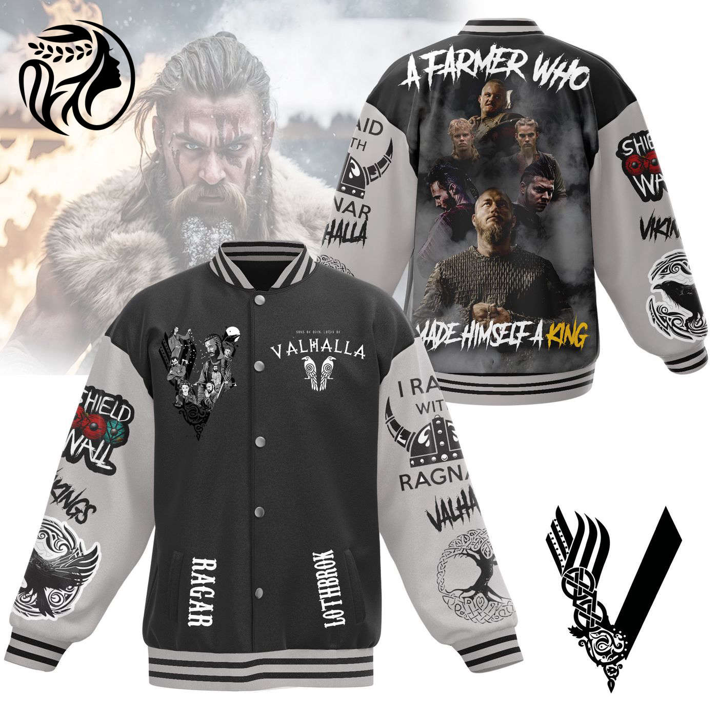 Viking New Premium Baseball Jacket Gift For Fan