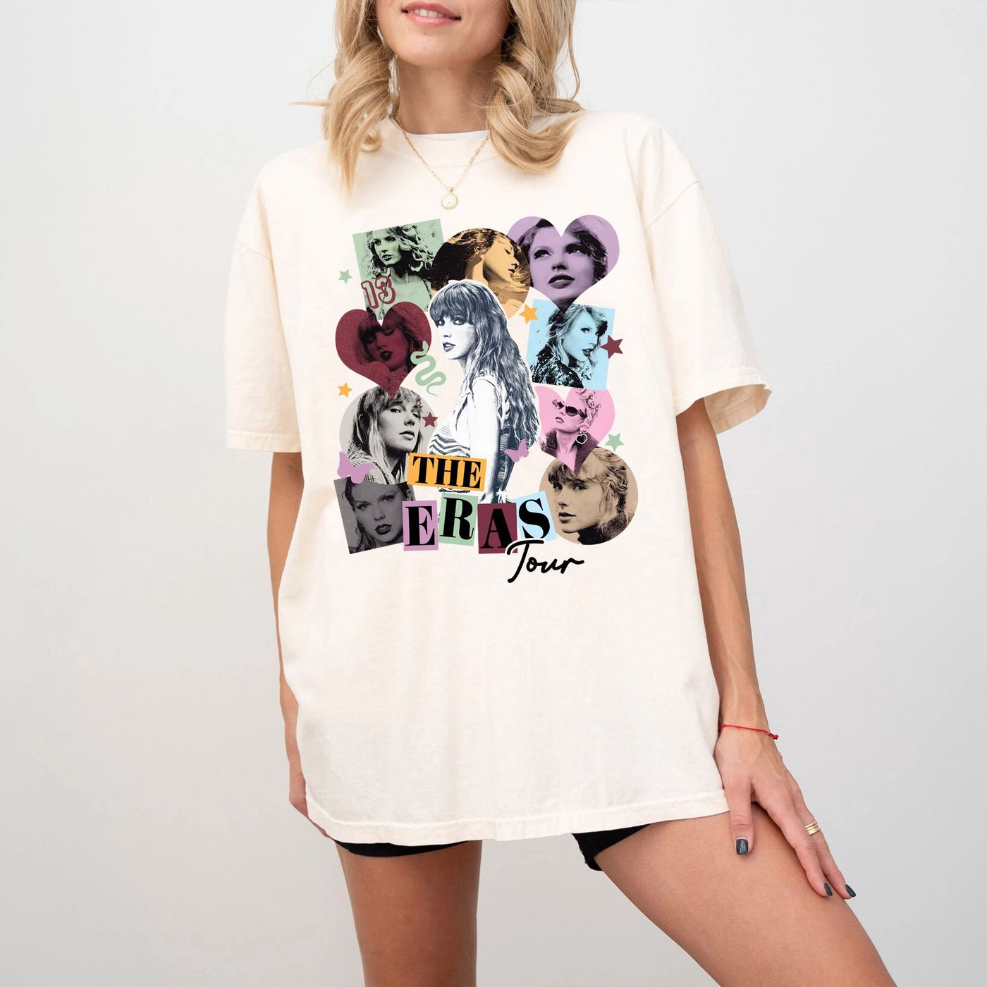 Vintage The Eras Tour Swiftie Shirt Taylor Swift 2024 T-Shirt for Fans