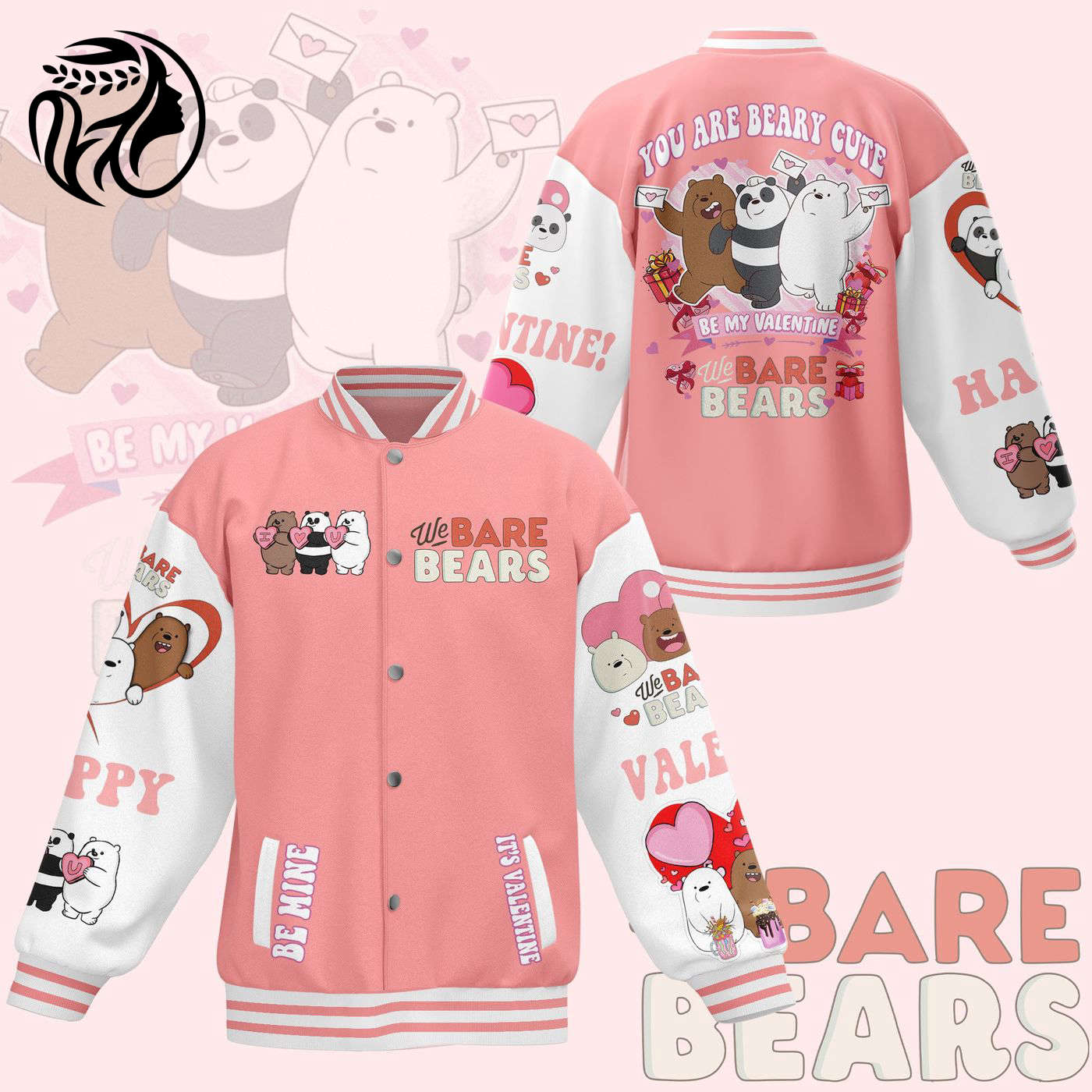 We Bare Bears New Premium Baseball Jacket Gift For Fan