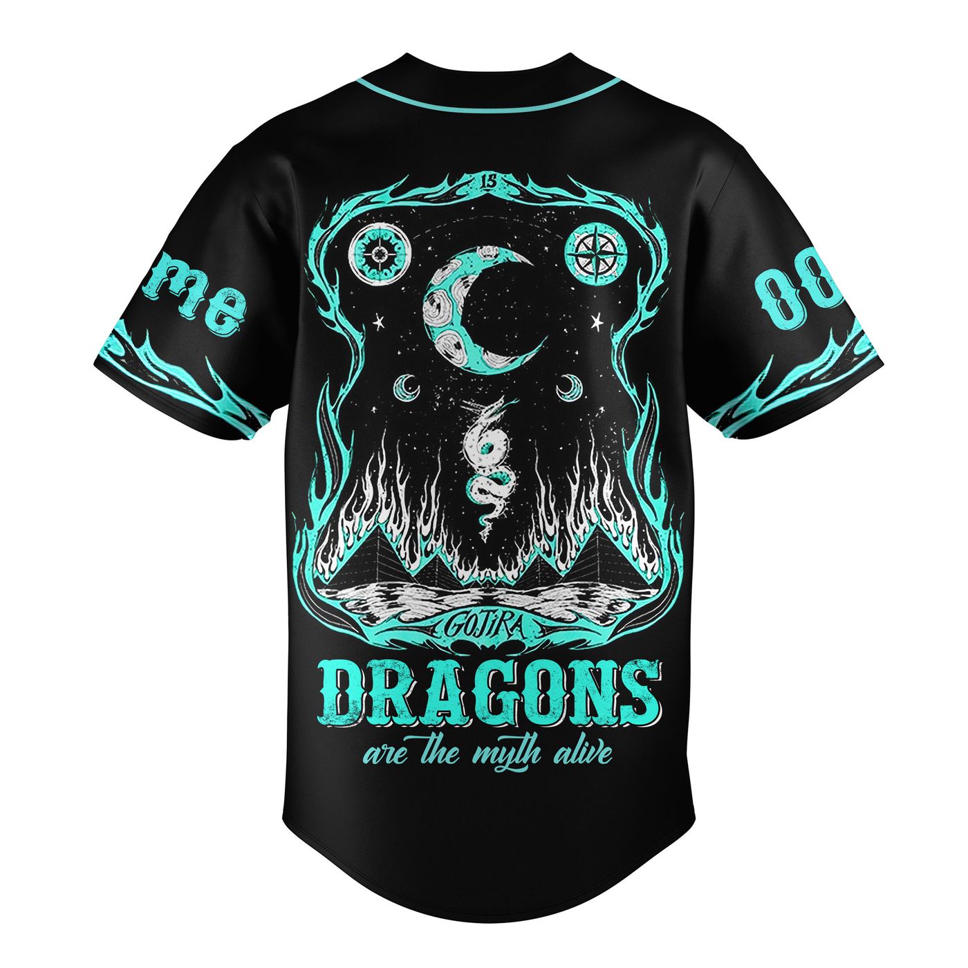 Where Dragons Dwell Gojira Baseball Jersey For Men Women And Kids Gift