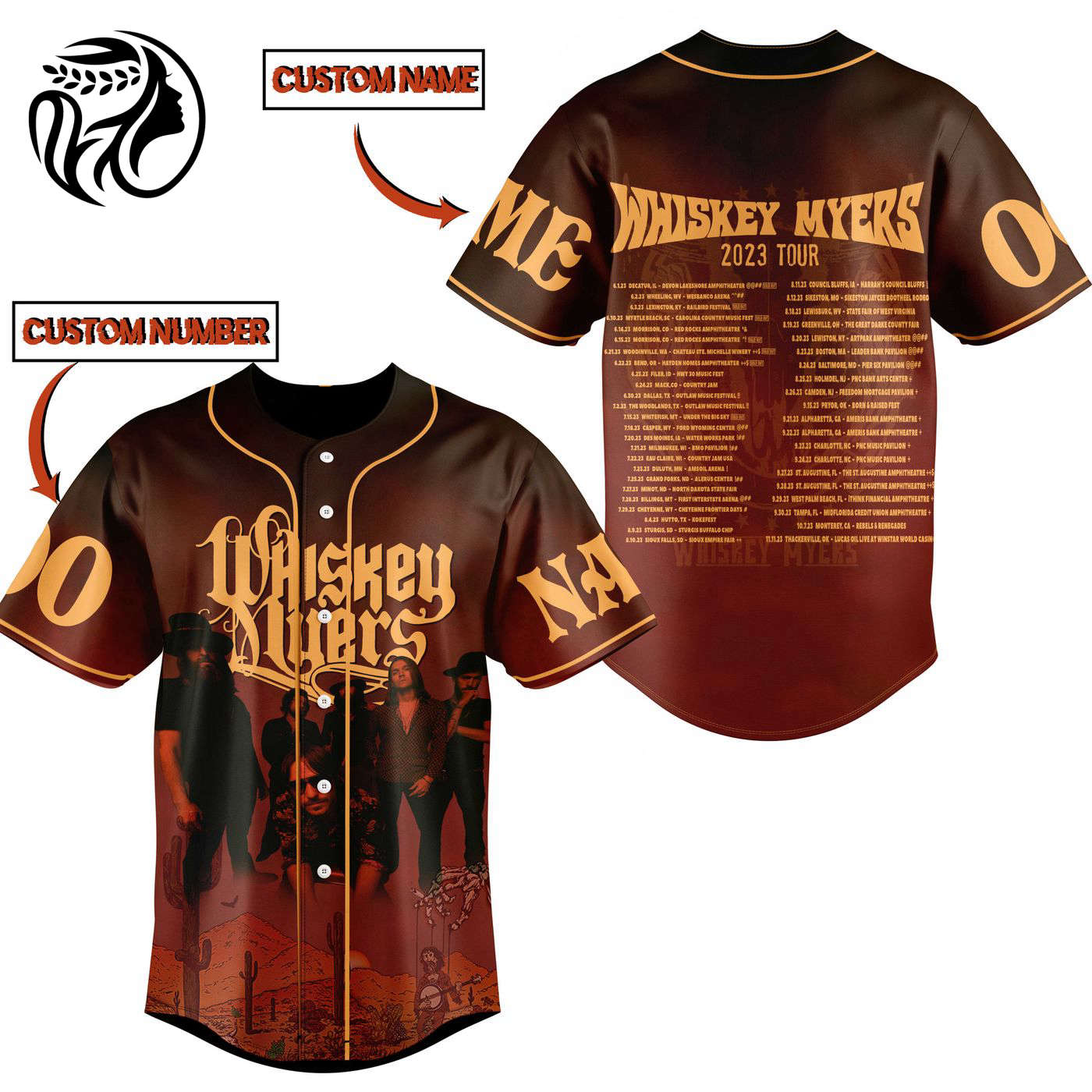 Whiskey Myers Baseball Jersey For Men Women And Kids Gift
