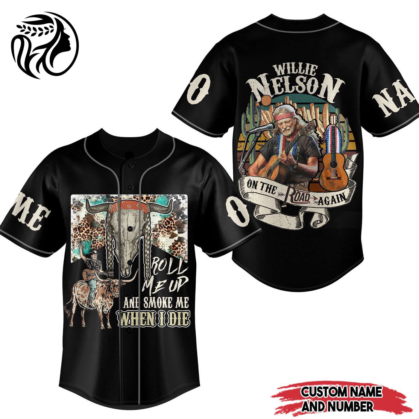 Willie Nelson Baseball Jersey For Men Women And Kids Gift
