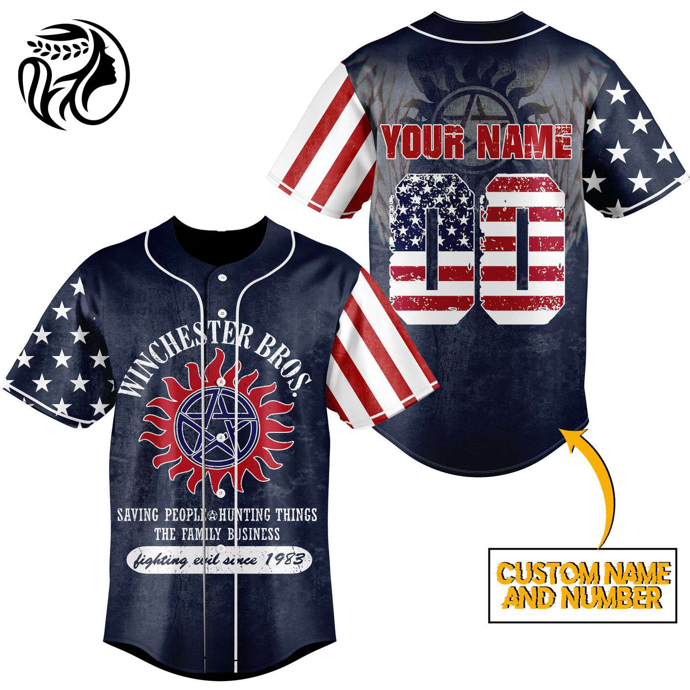 Winchester Bros Baseball Jersey For Men Women And Kids Gift