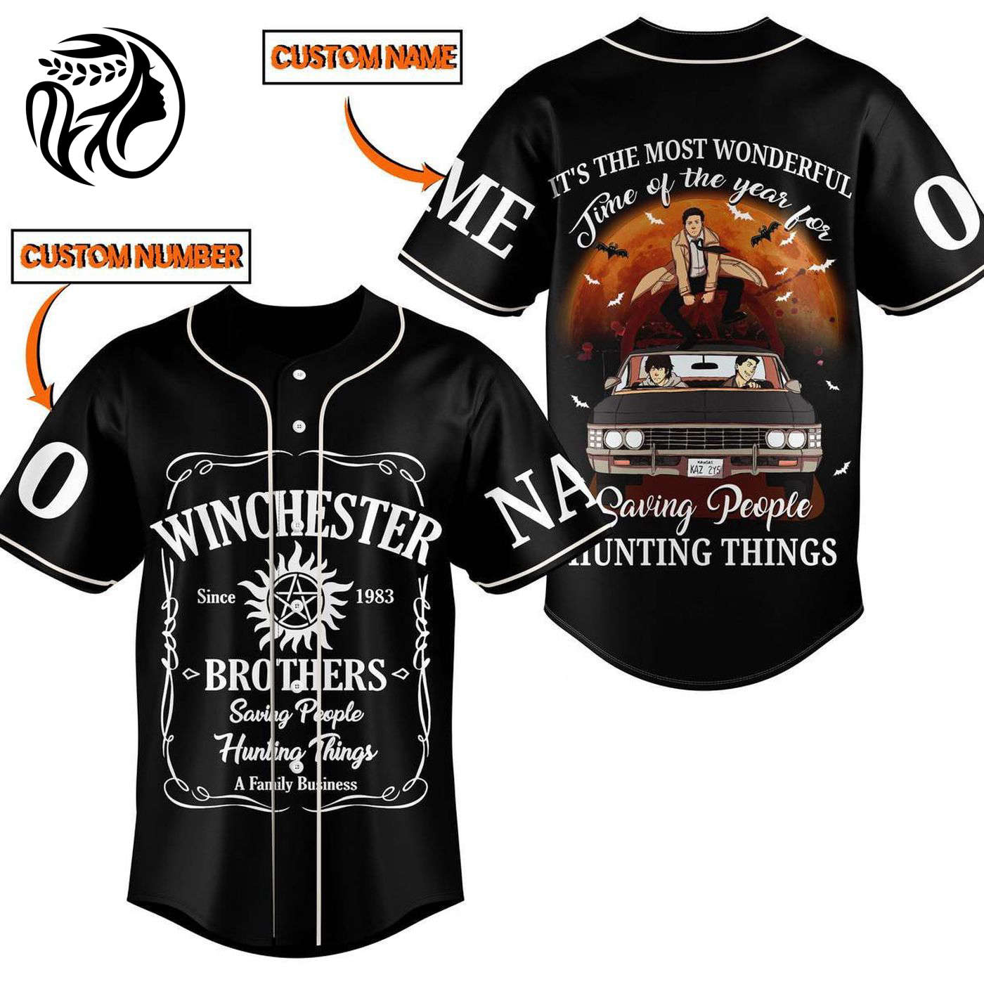 Winchester Brothers Baseball Jersey For Men Women And Kids Gift