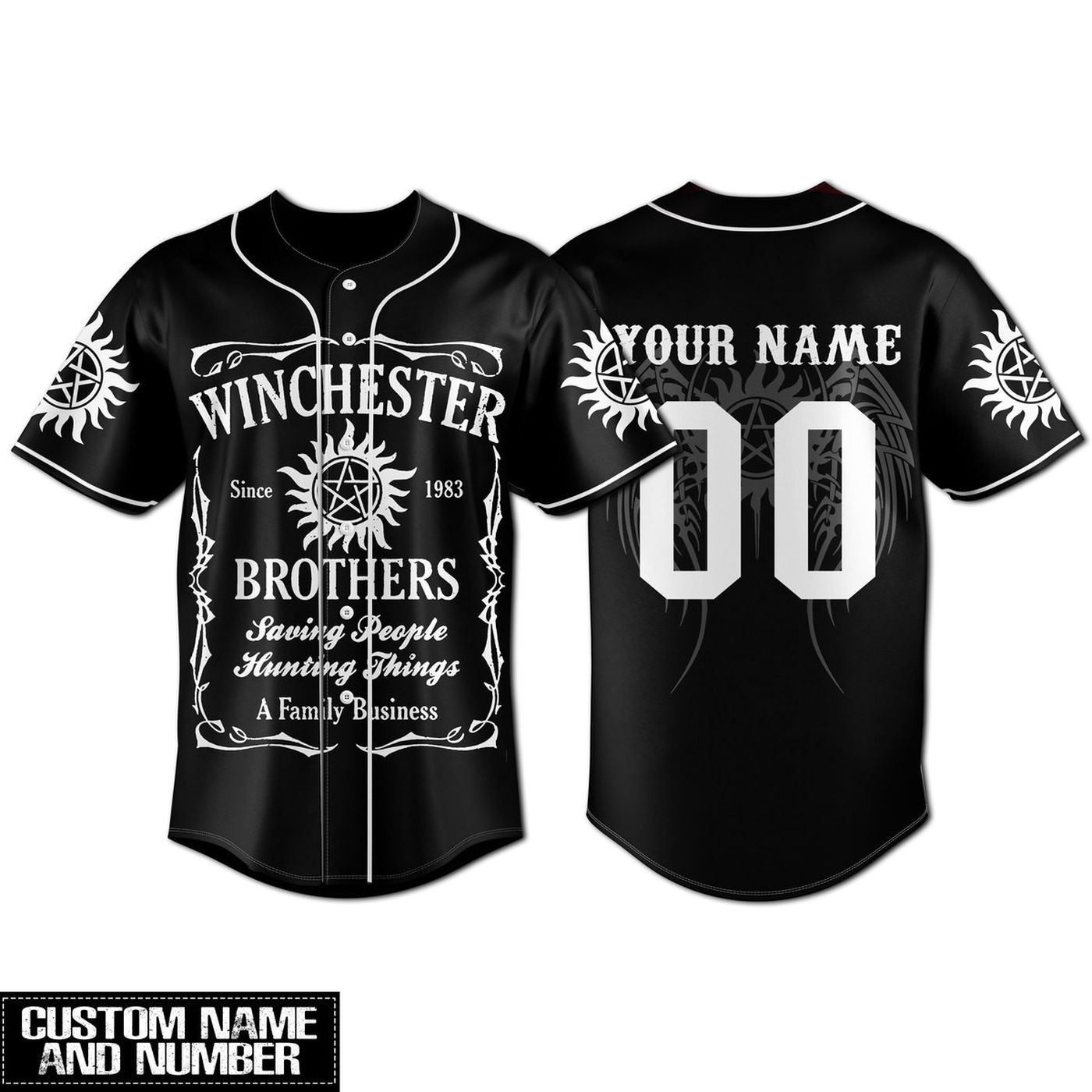 Winchester Brothers Baseball Jersey For Men Women And Kids Gift