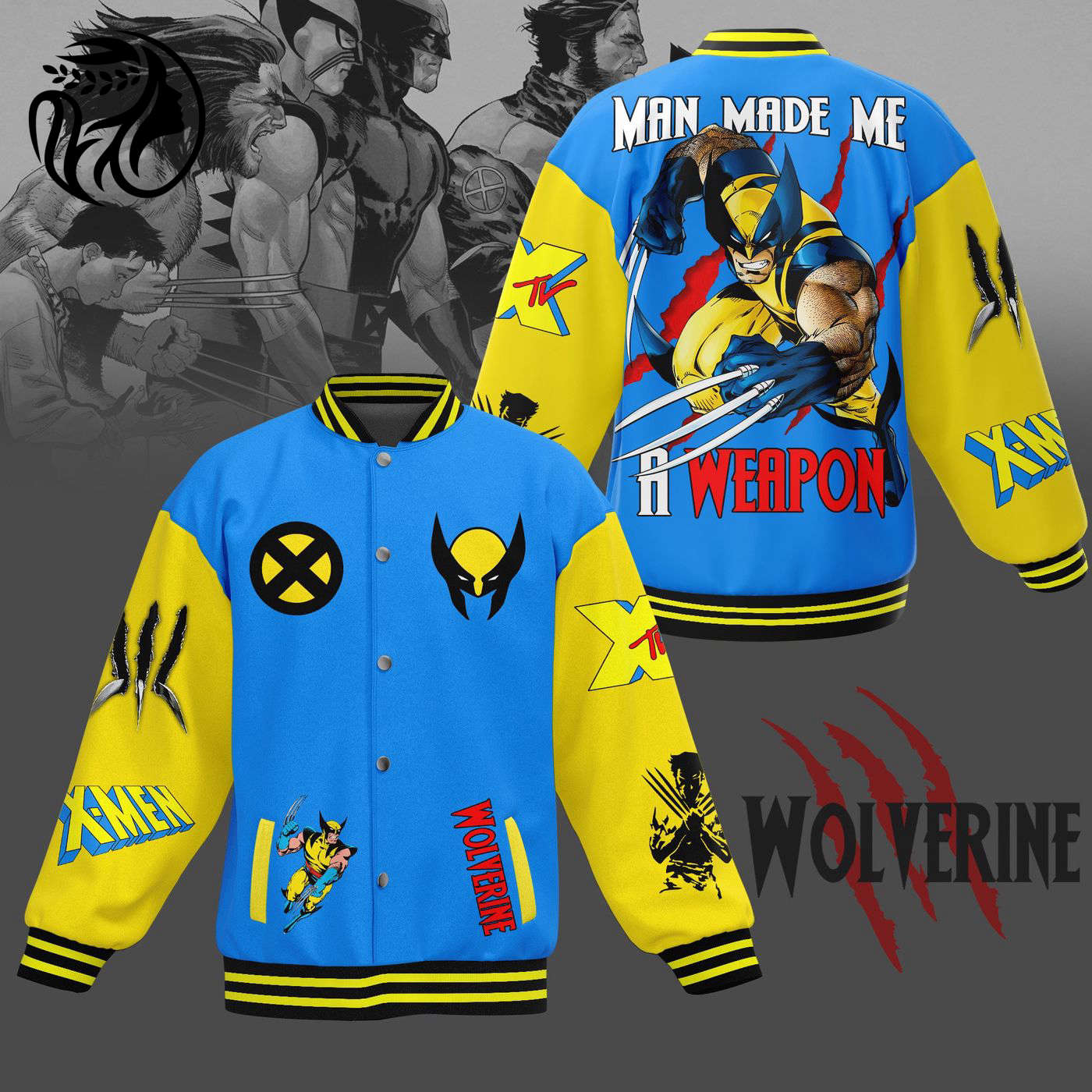 Wolverines Man New Premium Baseball Jacket Gift For Fan