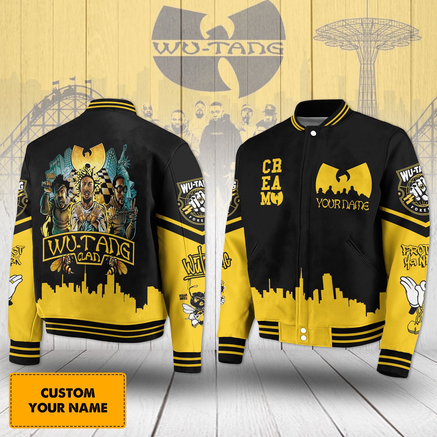 Wu Tang New Premium Baseball Jacket Gift For Fan Wu Tang New Premium Baseball Jacket Gift For Fan