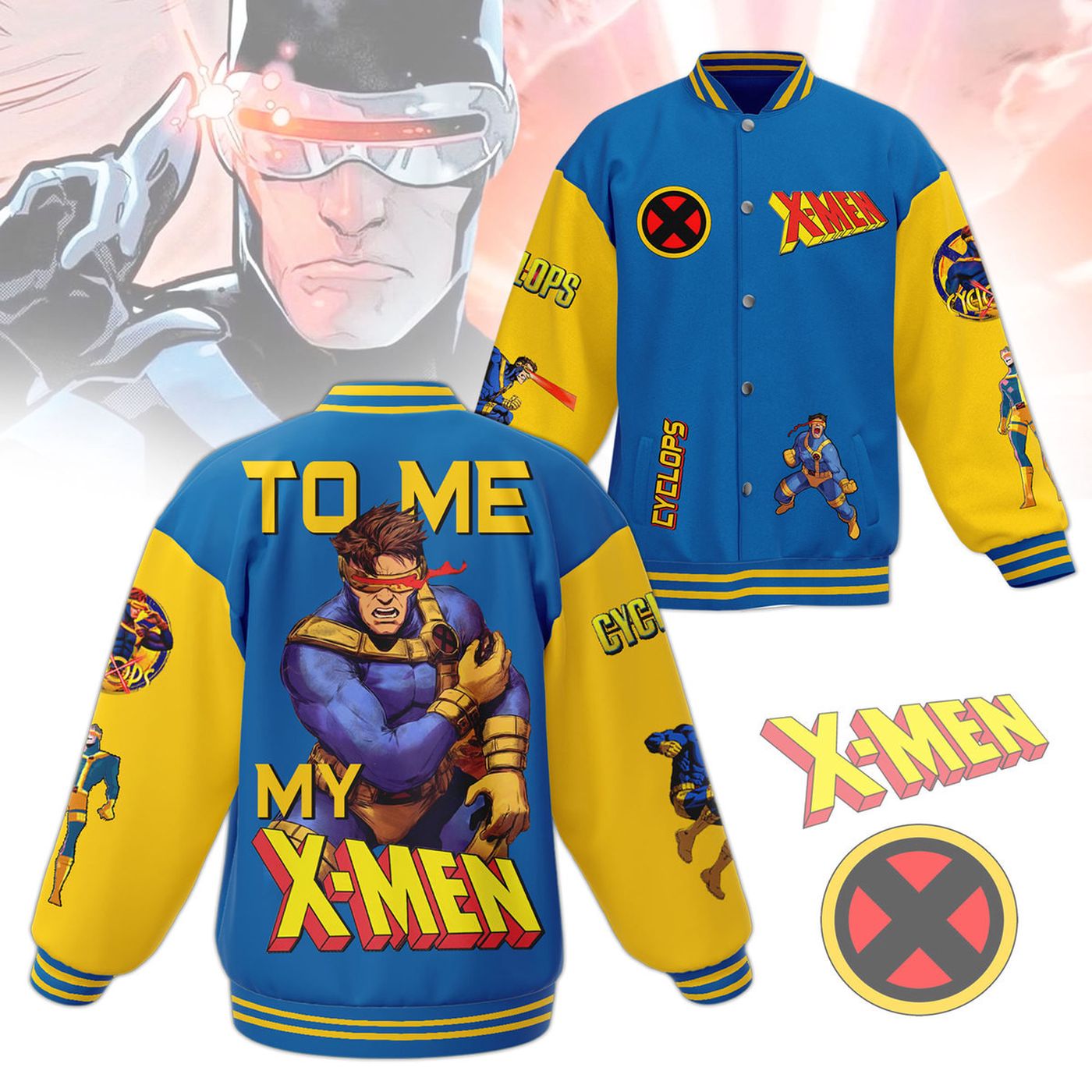 X-men New Premium Baseball Jacket Gift For Fan X-men New Premium Baseball Jacket Gift For Fan