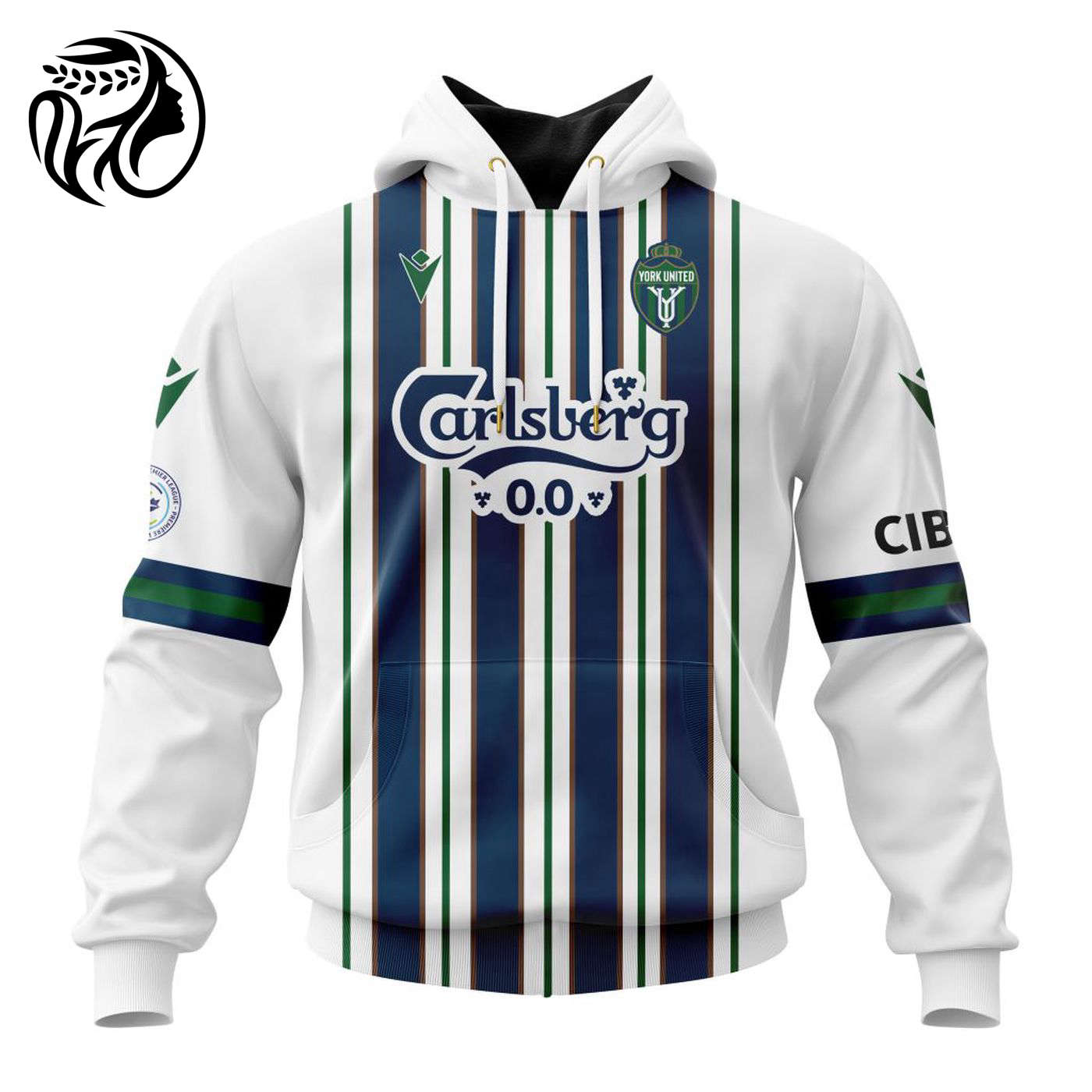 York United FC Personalized 2024 Home Kits 3d Printed Hoodie 3d Printed Hoodie