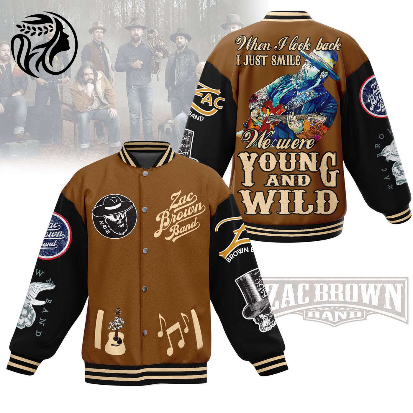 Zac Brown New Premium Baseball Jacket Gift For Fan