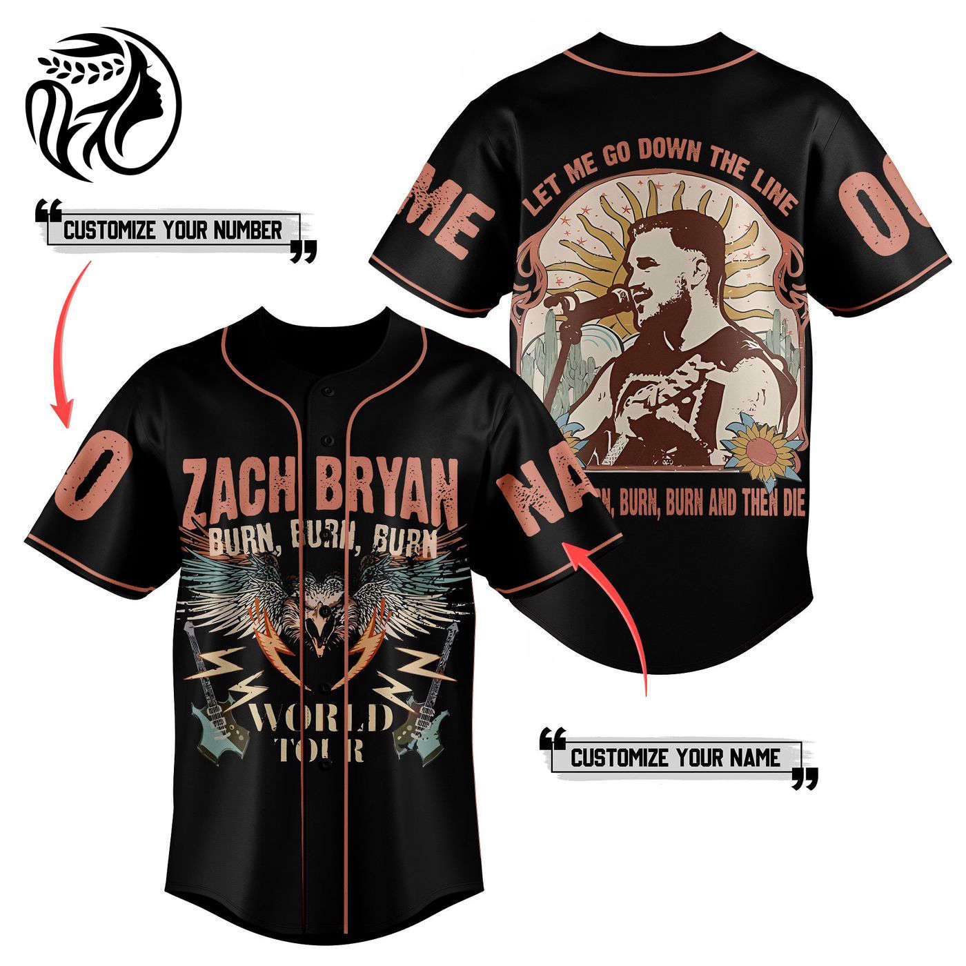 Zach Bryan Baseball Jersey For Men Women And Kids Gift
