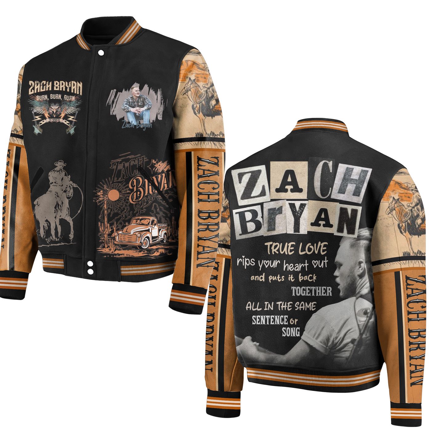 Zach Bryan New Premium Baseball Jacket Gift For Fan Zach Bryan New Premium Baseball Jacket Gift For Fan