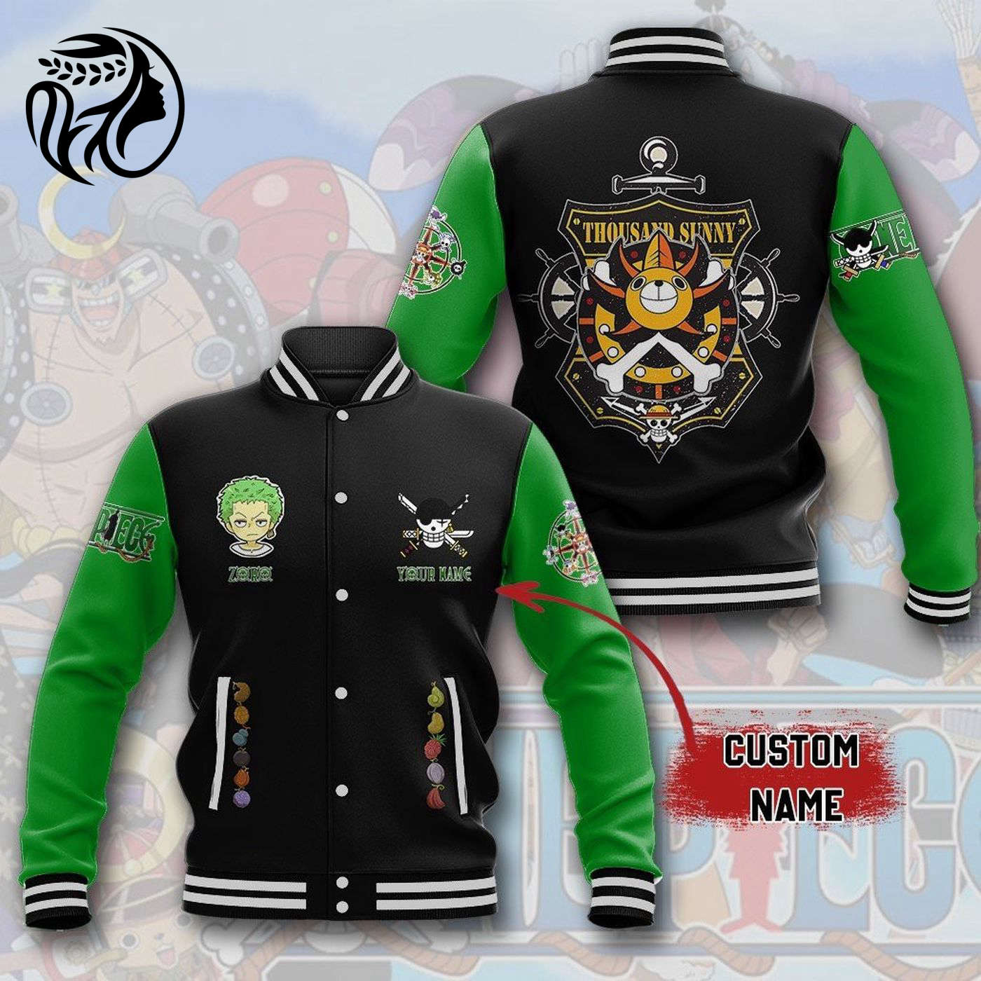 Zoro One Piece New Premium Baseball Jacket Gift For Fan