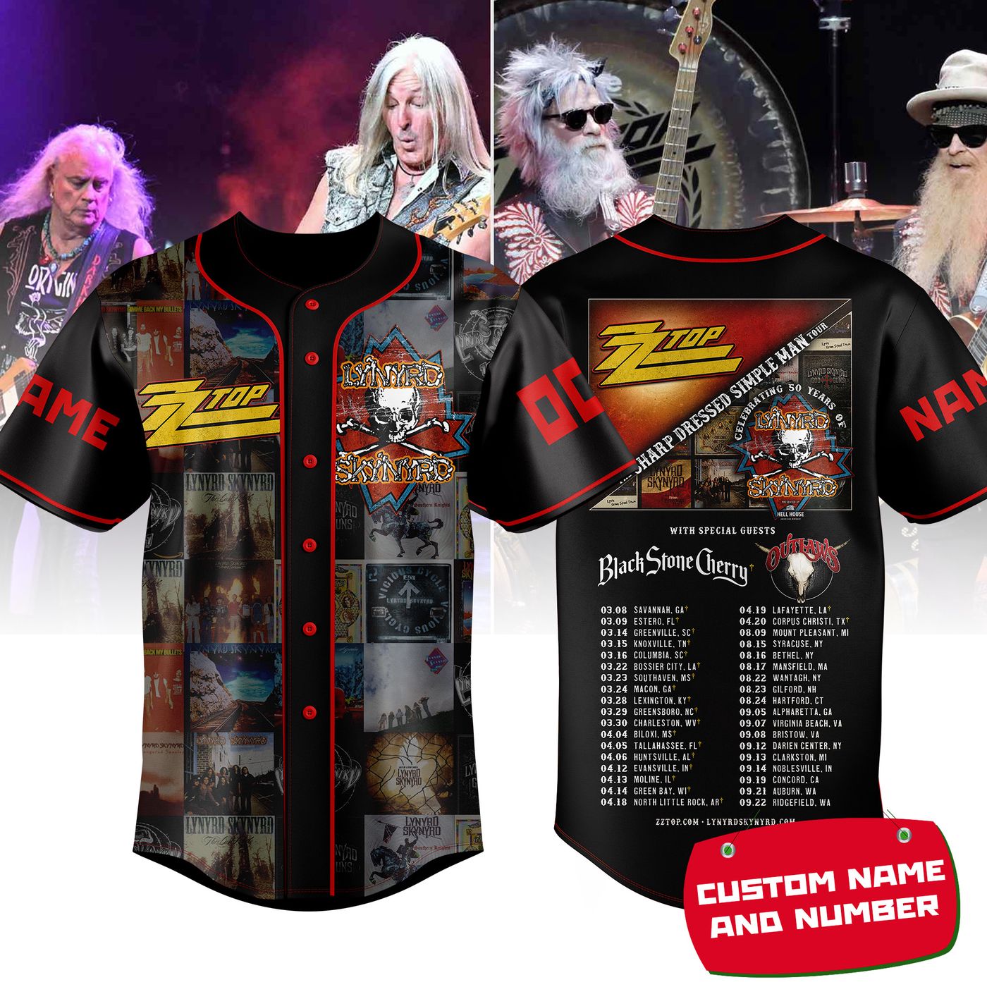 ZZ Top Baseball Jersey For Men Women And Kids Gift