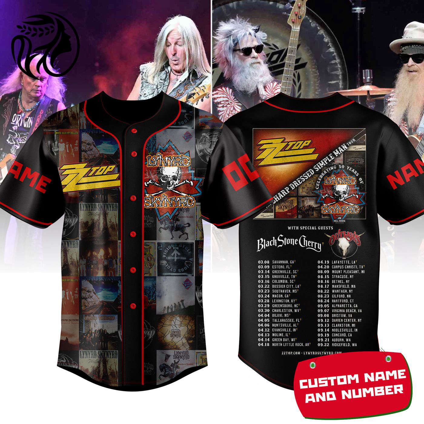 ZZ Top Baseball Jersey For Men Women And Kids Gift