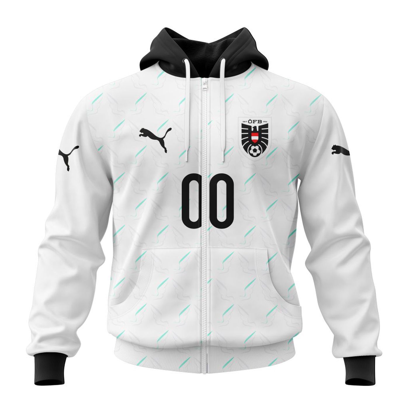 Austria National Football Team Personalized 2024 Away Kits 3d Printed Hoodie 3d Printed Hoodie