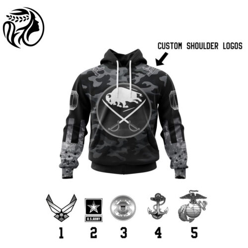 Buffalo Sabres | Specialized Kits With Camo Color And You Can Customs YourService Branches 3d Printed Hoodie 3d Printed Hoodie