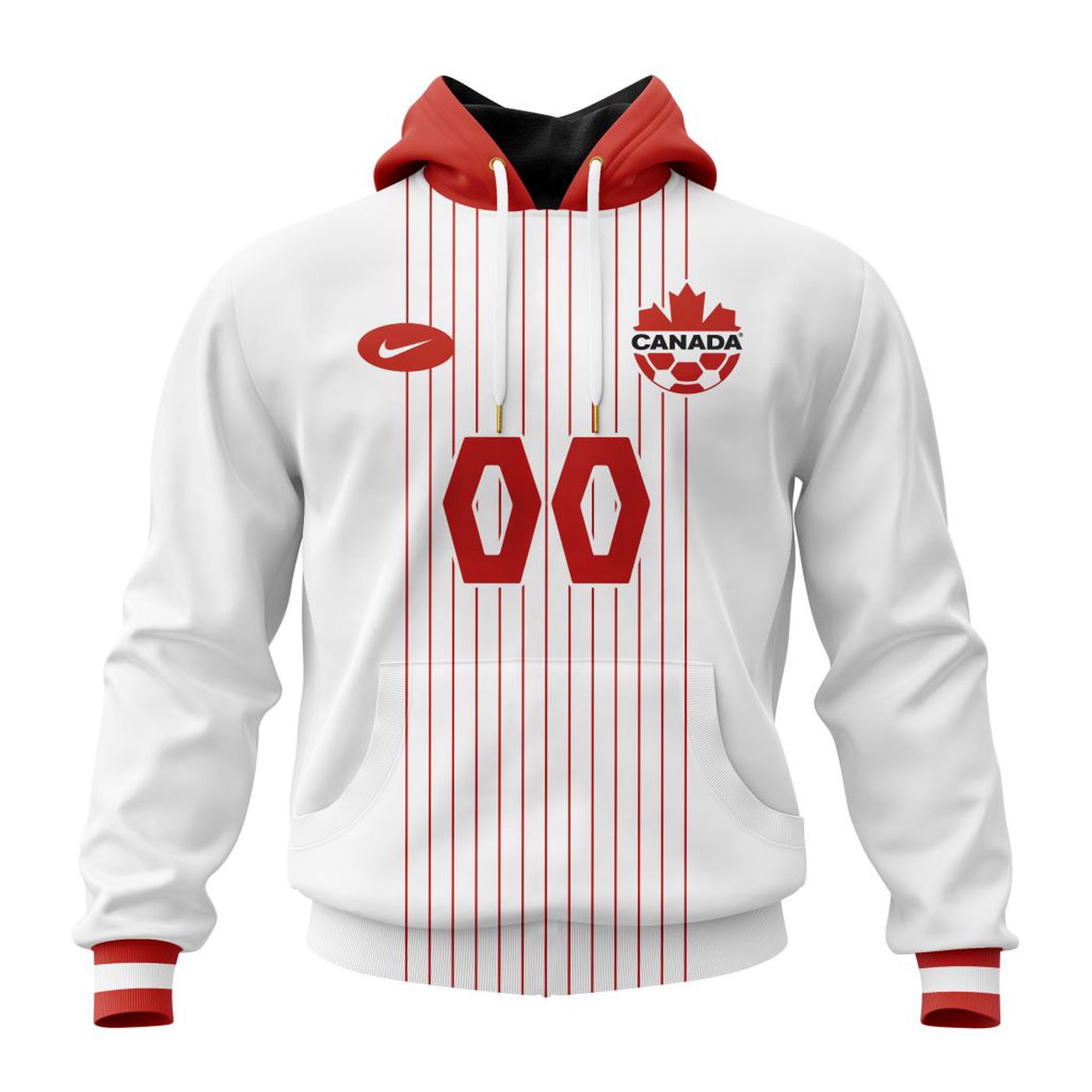 Canada National Soccer Team Personalized 2024 Away Kits 3d Printed Hoodie 3d Printed Hoodie