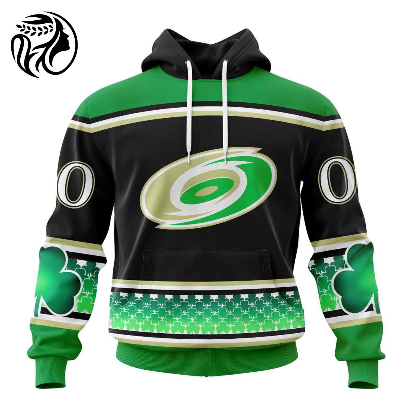 Carolina Hurricanes | Specialized Unisex Kits Hockey Celebrate St Patrick’s Day V0122 3d Printed Hoodie 3d Printed Hoodie