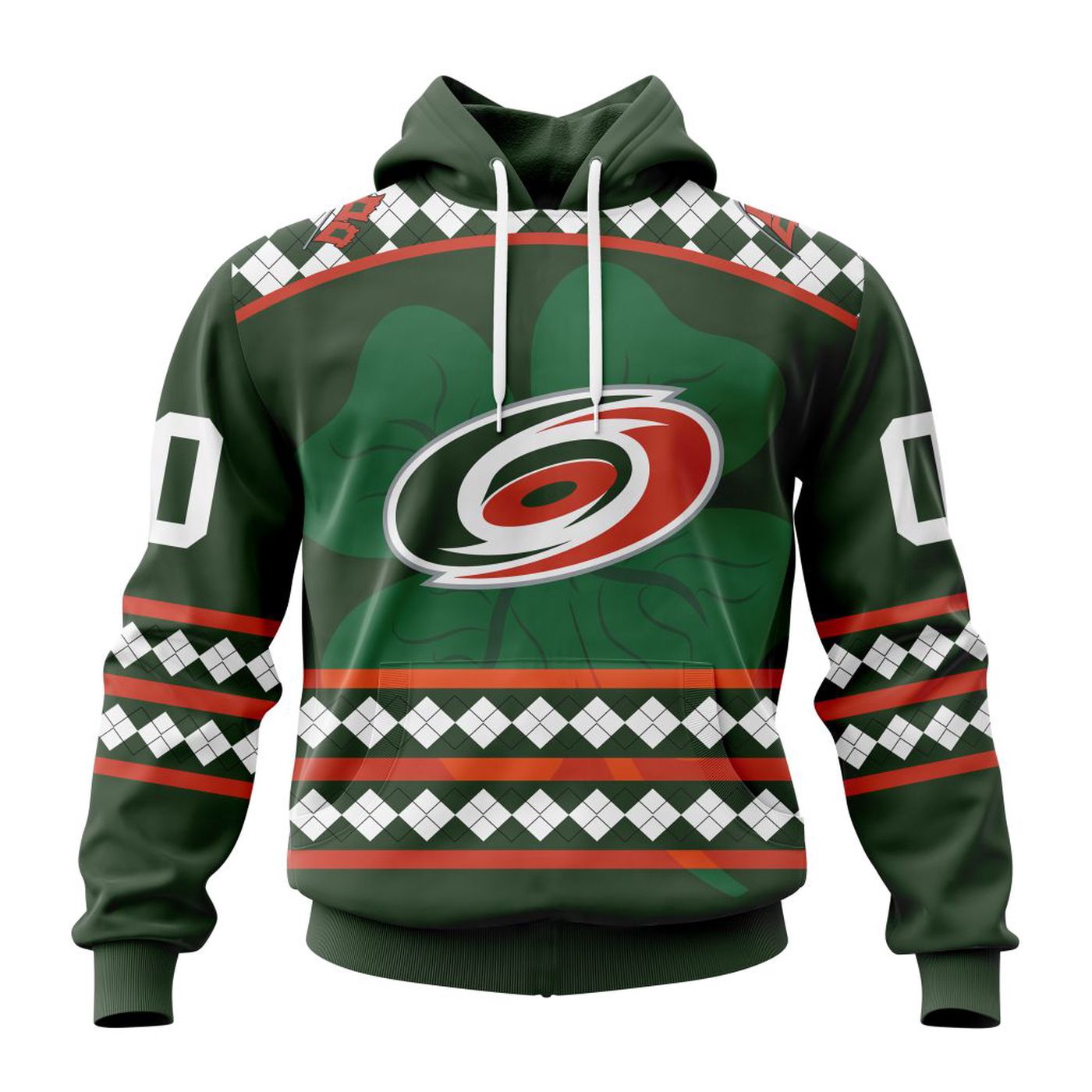 Carolina Hurricanes | Specialized Unisex Kits Hockey Celebrate St Patrick’s Day V0222 3d Printed Hoodie 3d Printed Hoodie
