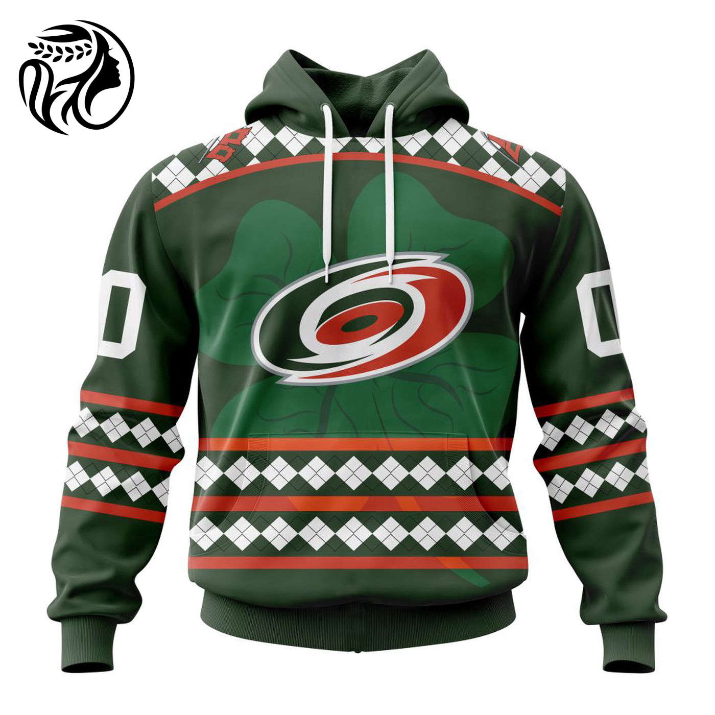 Carolina Hurricanes | Specialized Unisex Kits Hockey Celebrate St Patrick’s Day V0222 3d Printed Hoodie 3d Printed Hoodie