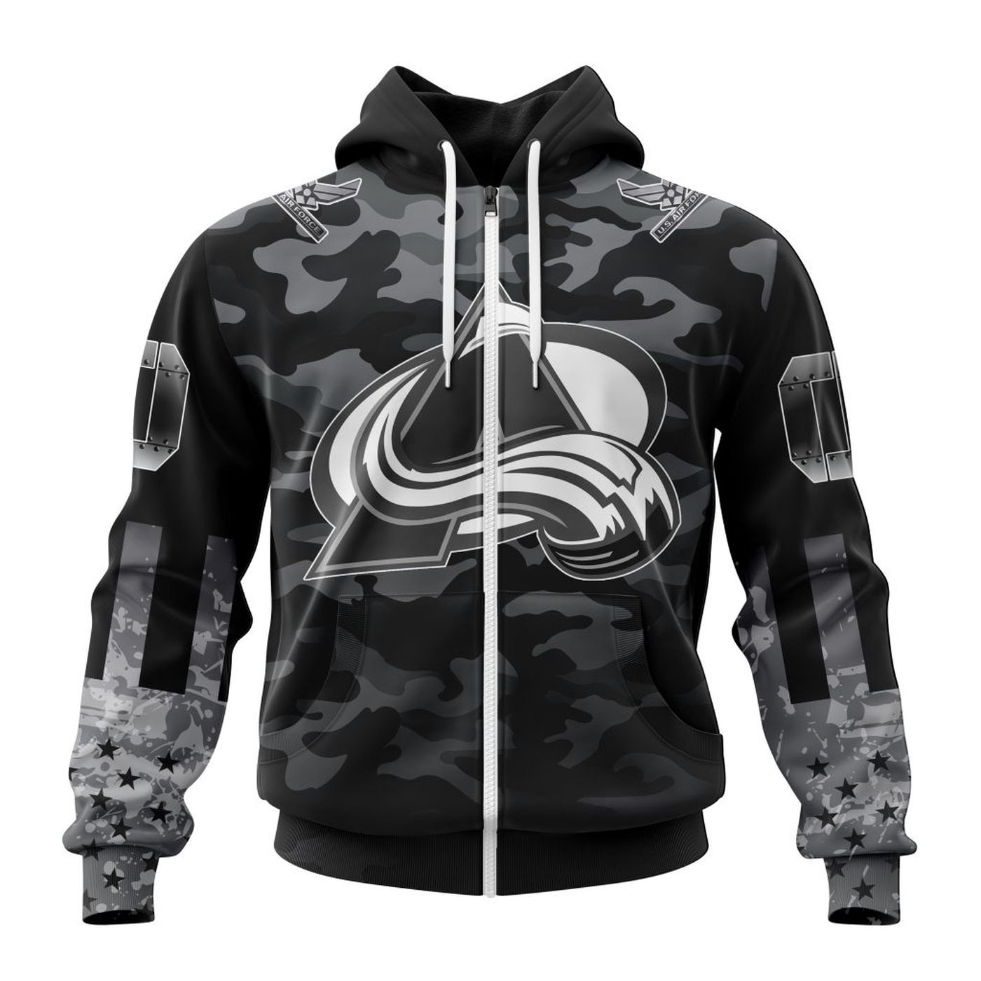 Colorado Avalanche | Specialized Kits With Camo Color And You Can Customs YourService Branches 3d Printed Hoodie 3d Printed Hoodie
