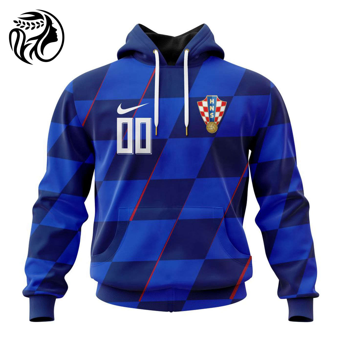 Croatia National Football Team Personalized 2024 Away Kits 3d Printed Hoodie 3d Printed Hoodie