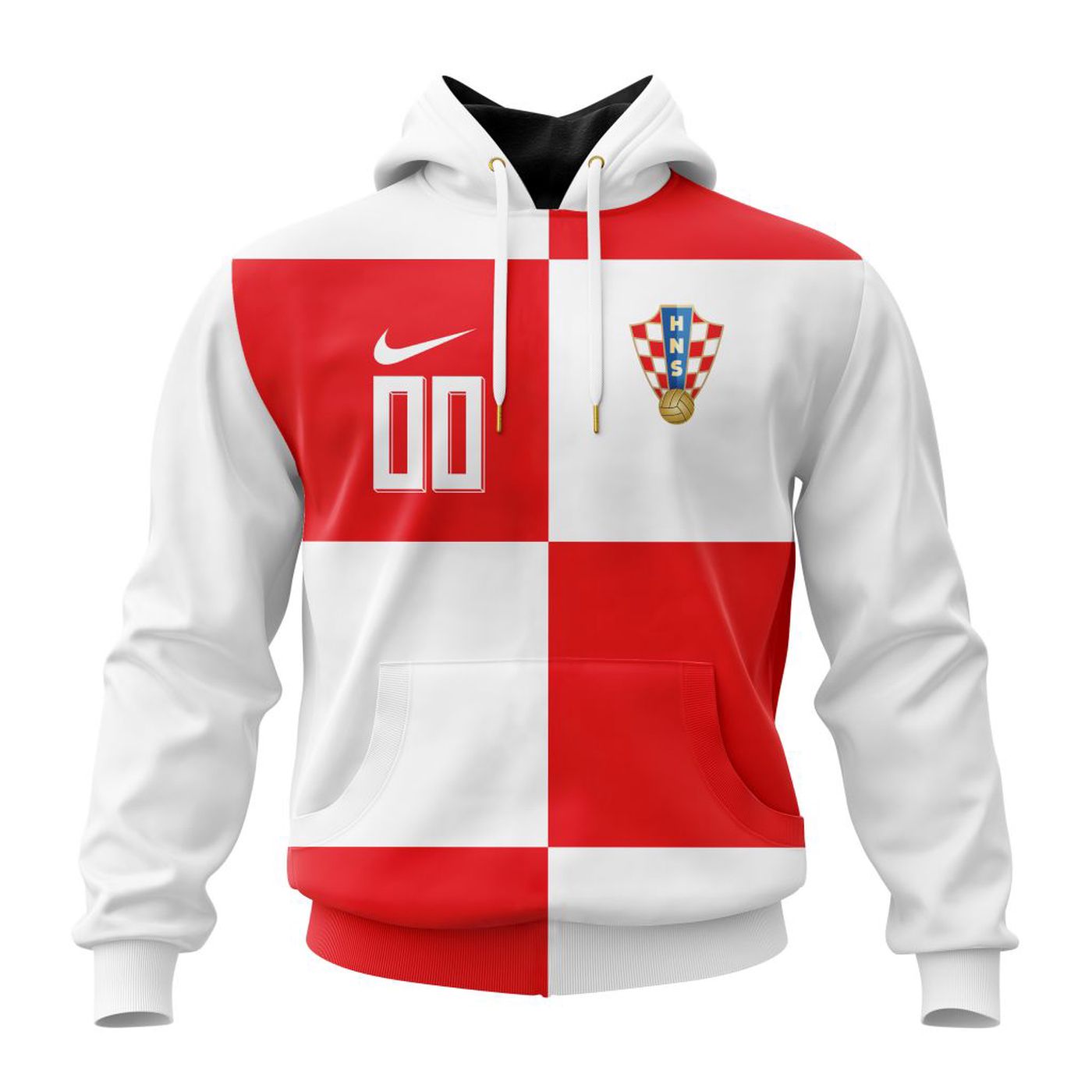 Croatia National Football Team Personalized 2024 Home Kits 3d Printed Hoodie 3d Printed Hoodie