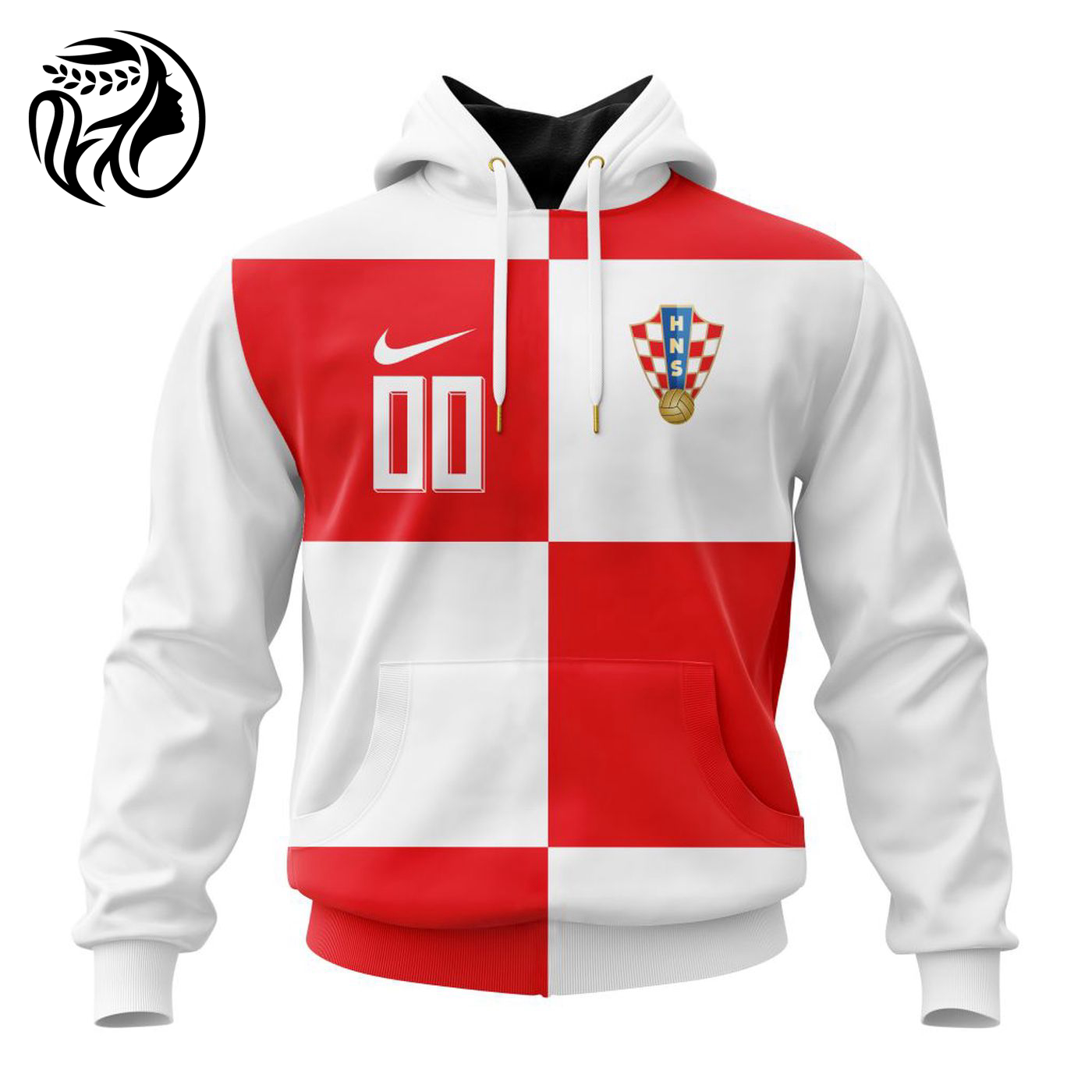 Croatia National Football Team Personalized 2024 Home Kits 3d Printed Hoodie 3d Printed Hoodie
