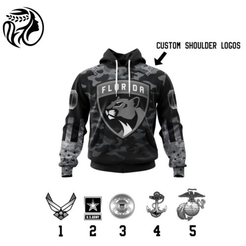 Florida Panthers | Specialized Kits With Camo Color And You Can Customs YourService Branches 3d Printed Hoodie 3d Printed Hoodie