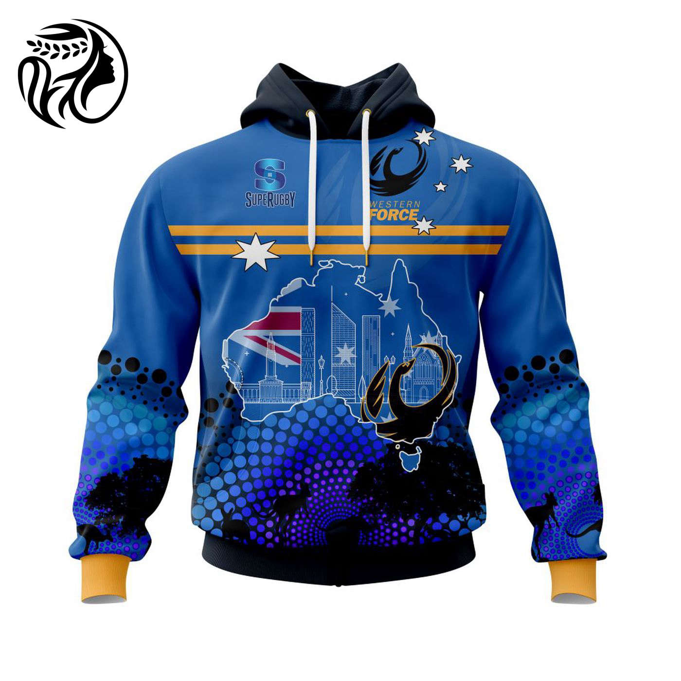 Force SUPER RUGBY | Specialized Concepts For Australia’s Day Kits V0122 3d Printed Hoodie 3d Printed Hoodie