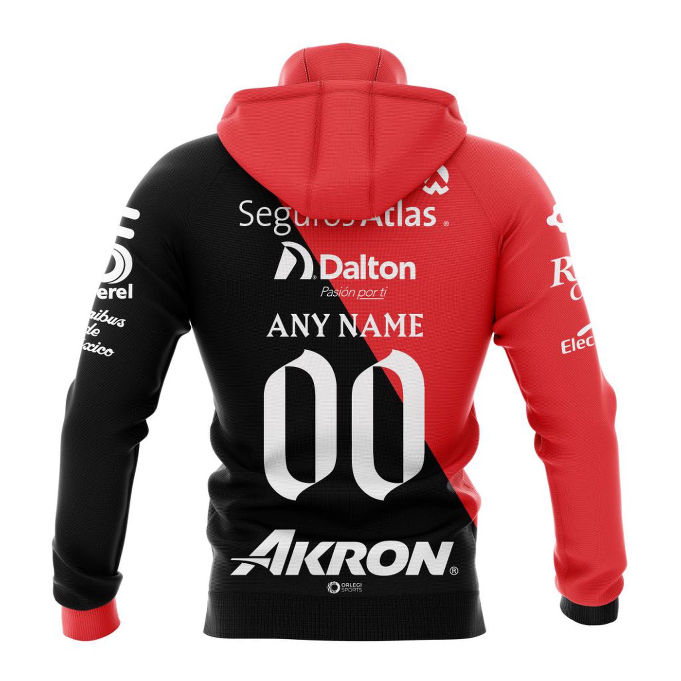 LIGA MX Atlas F.C 2023 – 2024 Home Kits 3d Printed Hoodie 3d Printed Hoodie