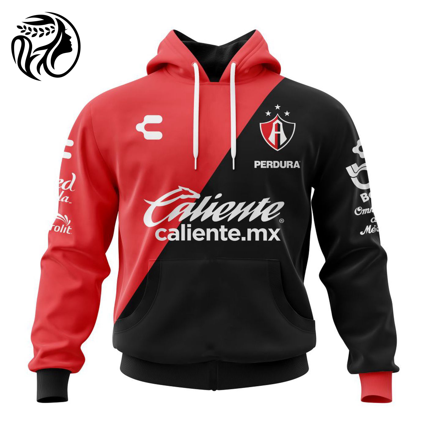 LIGA MX Atlas F.C 2023 – 2024 Home Kits 3d Printed Hoodie 3d Printed Hoodie