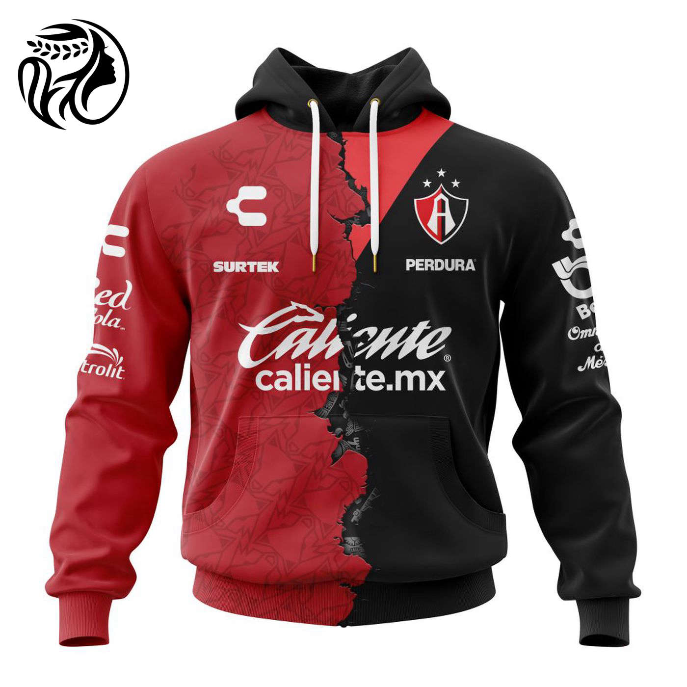 LIGA MX Atlas F.C 2023 – 2024 Home Mix Away Kits 3d Printed Hoodie 3d Printed Hoodie