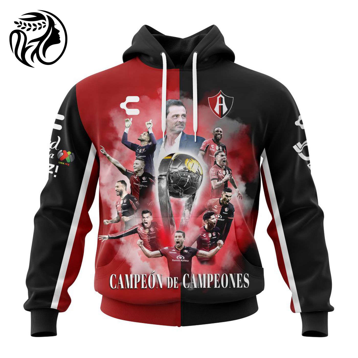 LIGA MX Atlas Fútbol Club 2022 BICAMPEÓN De CAMPEONES Kits 3d Printed Hoodie 3d Printed Hoodie