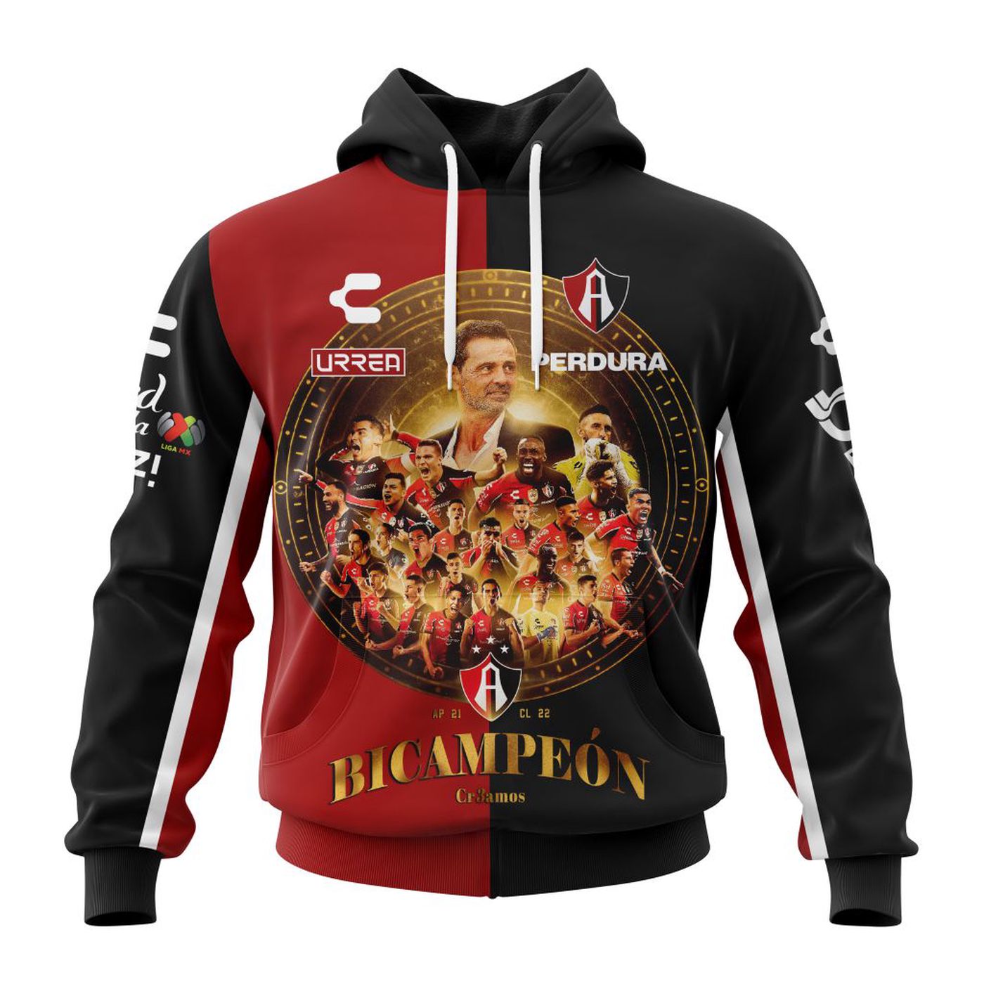 LIGA MX Atlas Fútbol Club 2022 BICAMPEÓN Kits 3d Printed Hoodie 3d Printed Hoodie