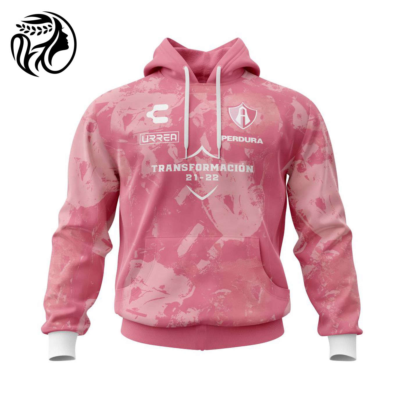 Liga MX Atlas | Personalized Name & Number 2021 PINK OCTOBER KITS 3d Printed Hoodie