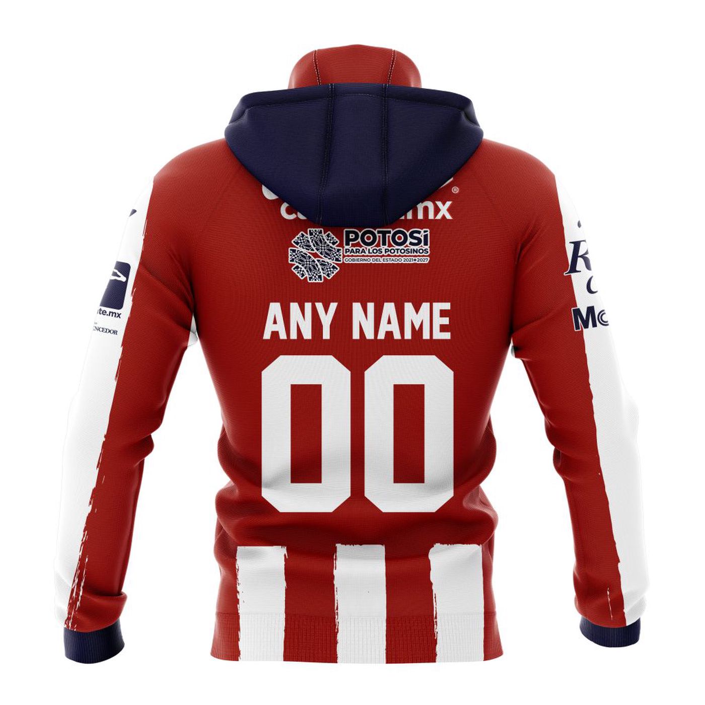 LIGA MX Atletico San Luis Home Kits 2022/2023 3d Printed Hoodie 3d Printed Hoodie